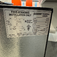Euhomy Undercounter Freezer image 1